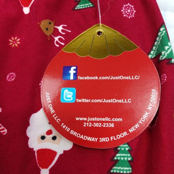 NWT Red Holiday Treats Leggings size Large - Picture 5 of 7